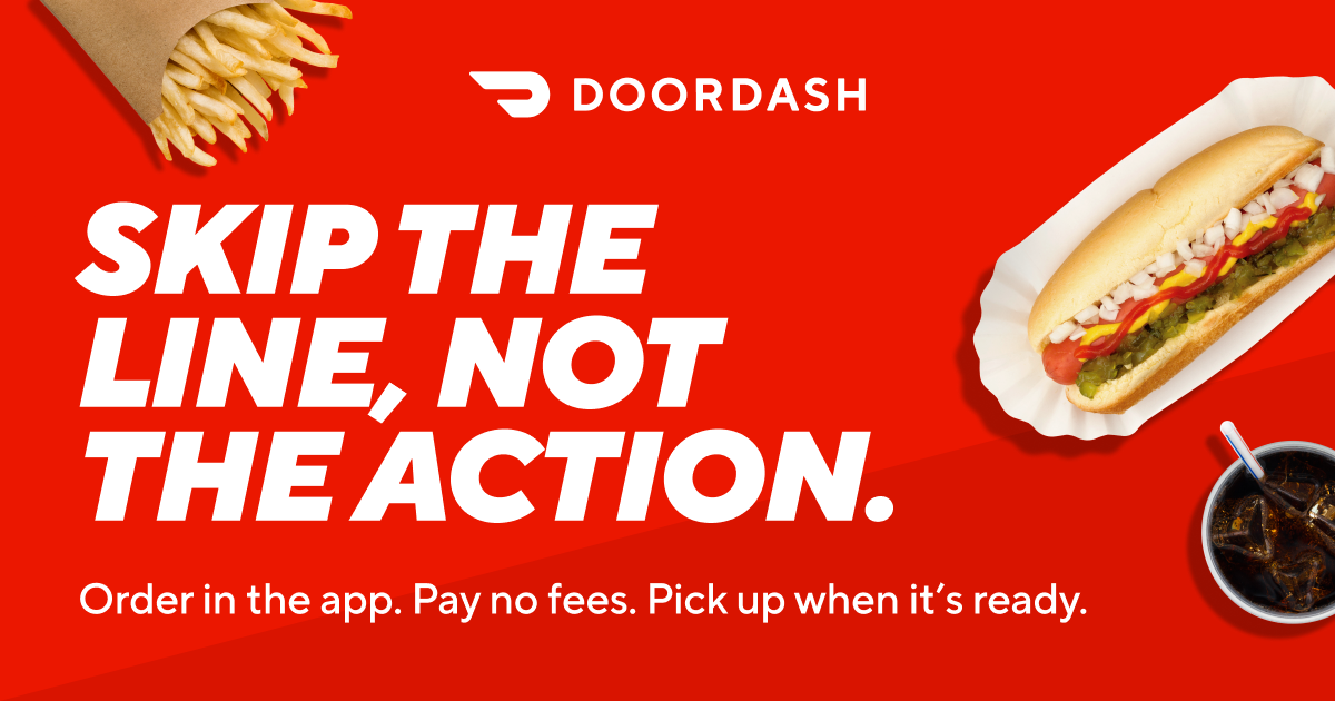 Door Dash: Skip the line, not the action.